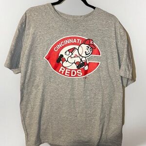 Cincinnati Reds Gray T-Shirt Fanatics XL